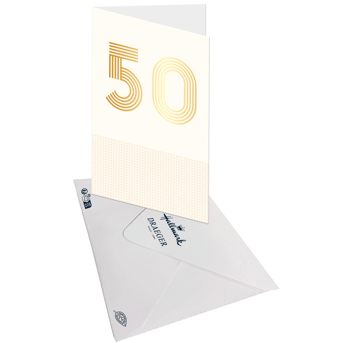 Carte anniversaire années 50 ans 3