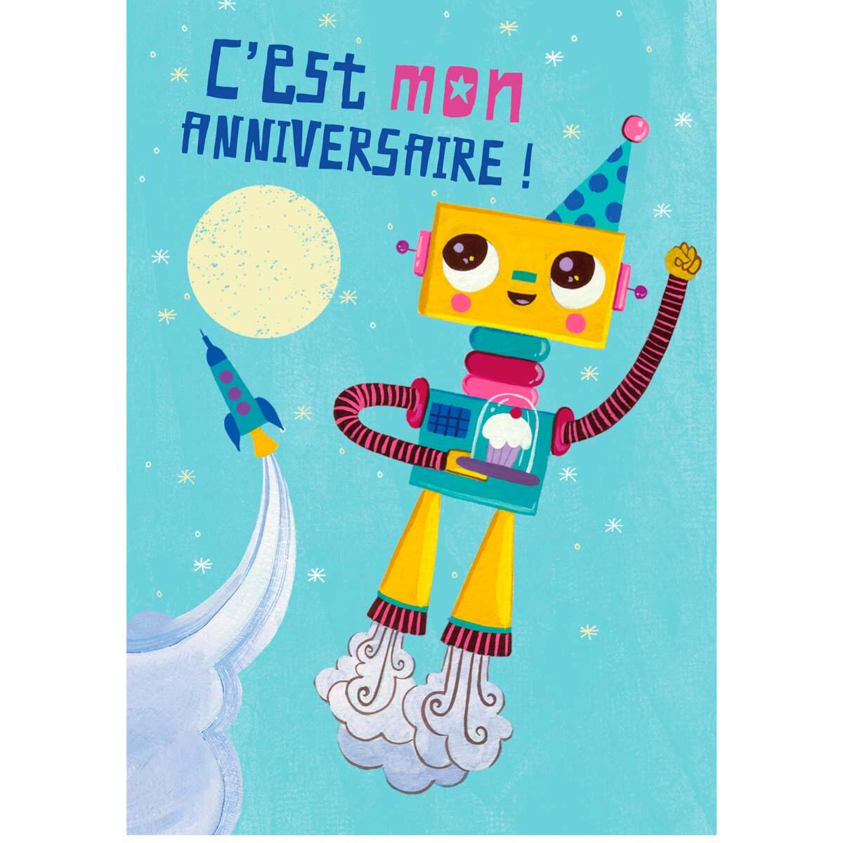 Carte anniversaire enfant C'est mon anniversaire 1