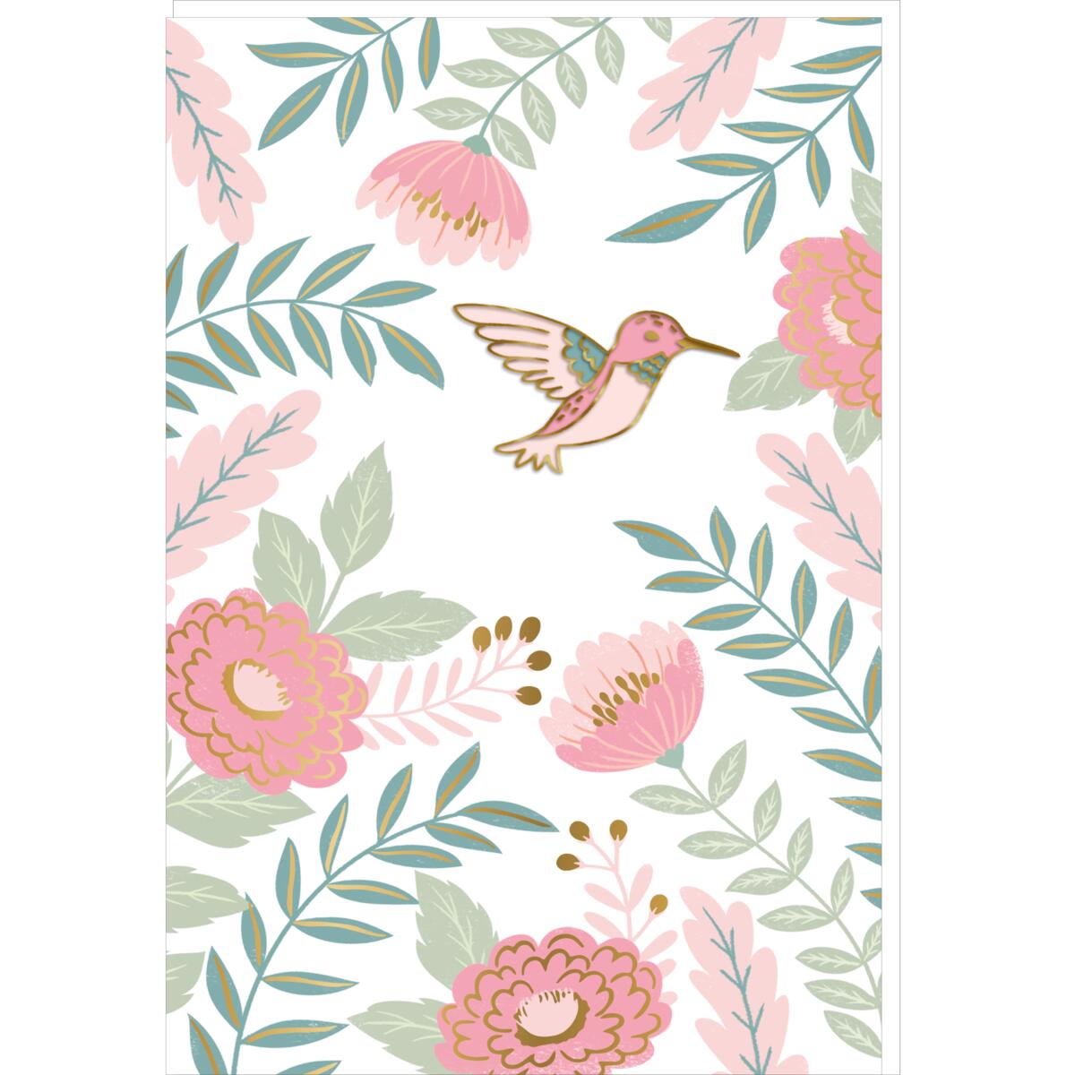 Tarjeta FIRMA Cisnes Blancos - 11,5 x 17 cm