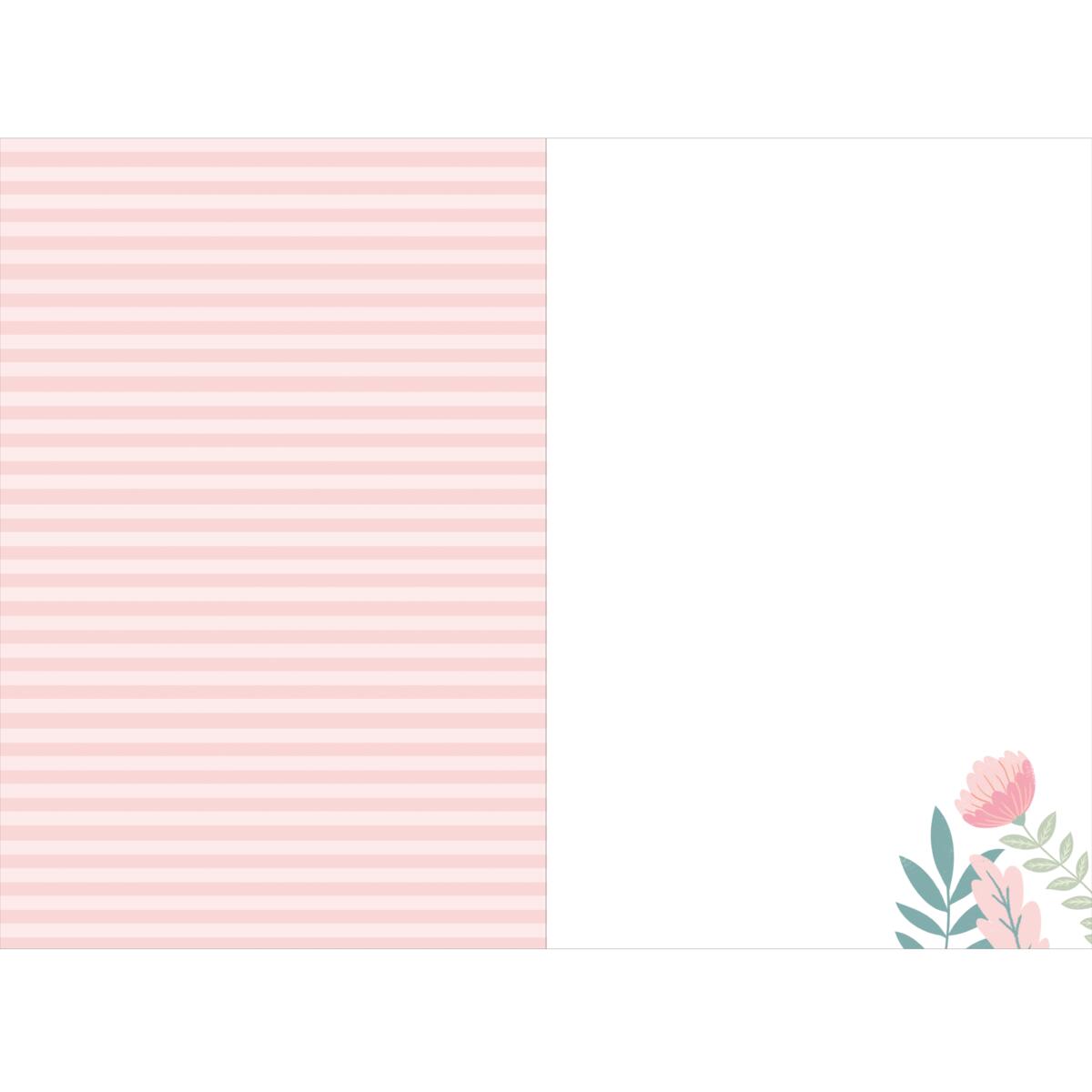 Tarjeta FIRMA Cisnes Blancos - 11,5 x 17 cm