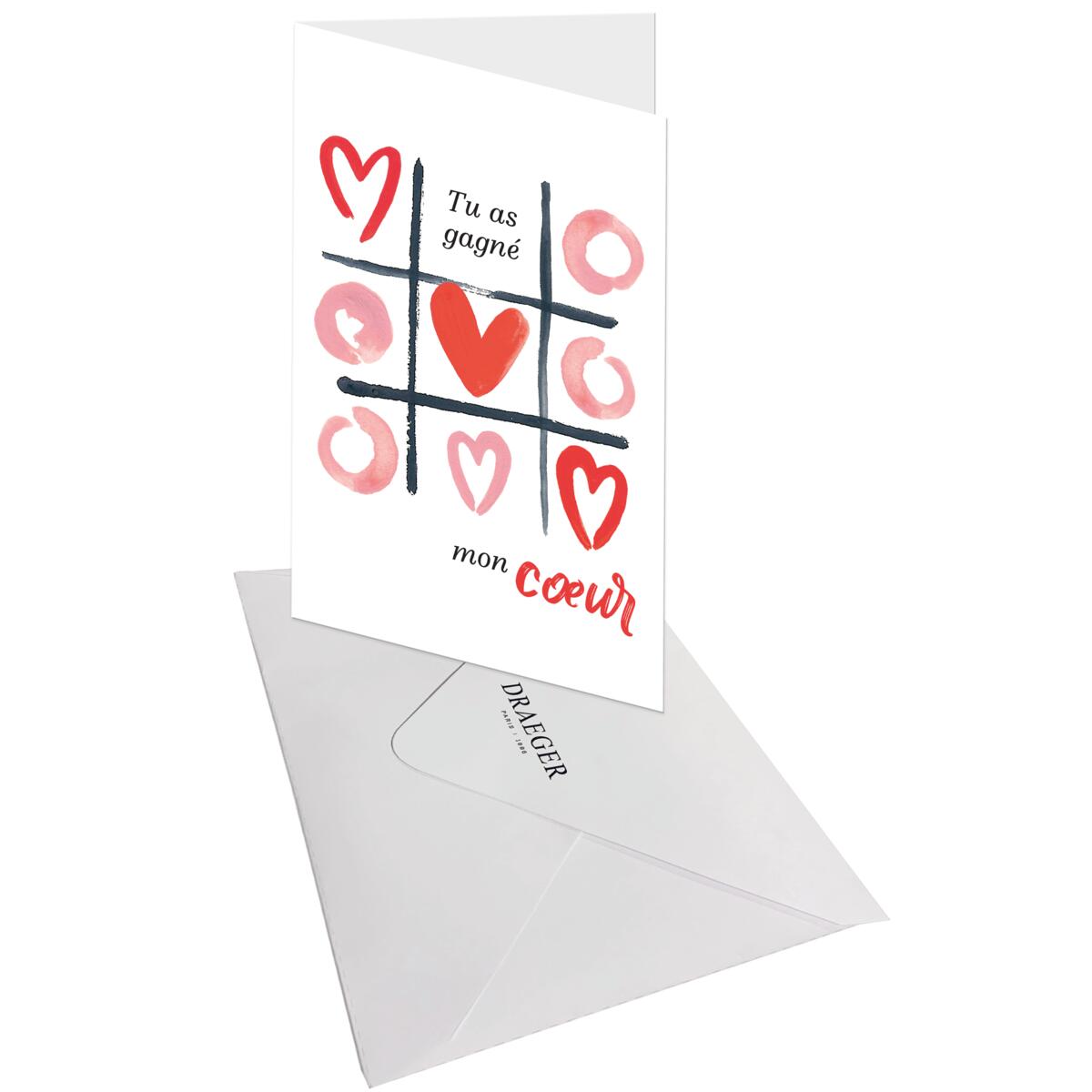 Carte Saint-Valentin Morpion 3