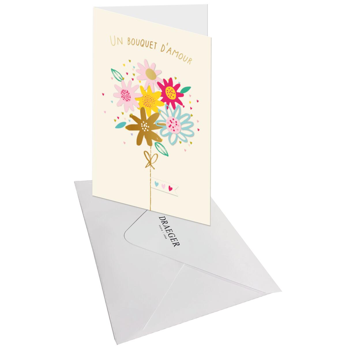 Carte fête des grands-mères Un bouquet d'amour 3