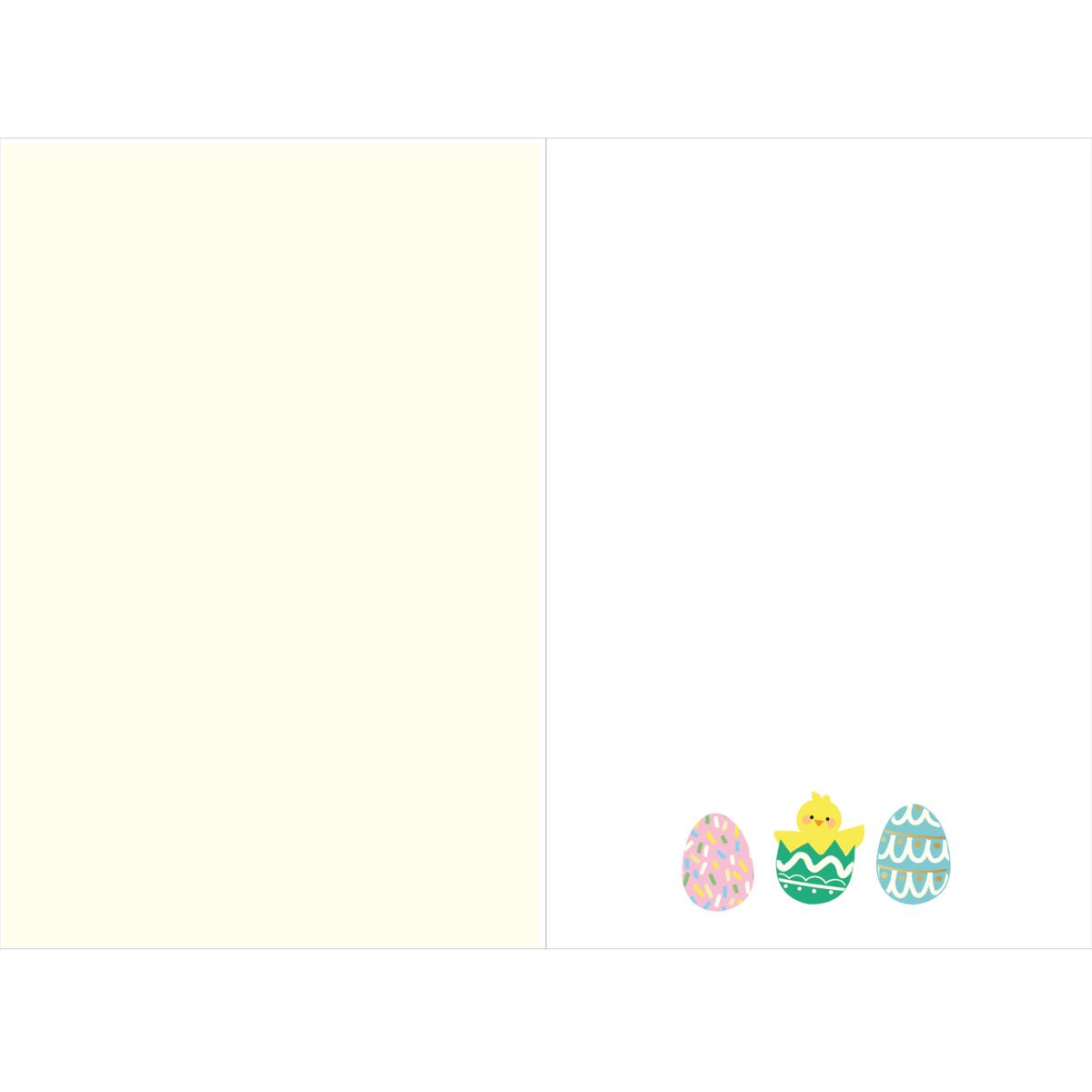 Carte de Pâques - Œufs Pâques & Poussins 2