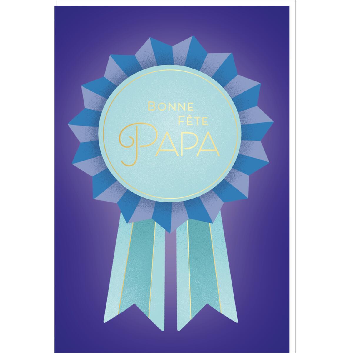Carte Fête des Pères Ruban 1