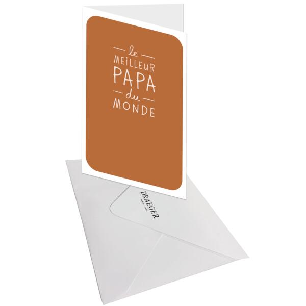 Carte Fête des Pères - Meilleur Papa du Monde