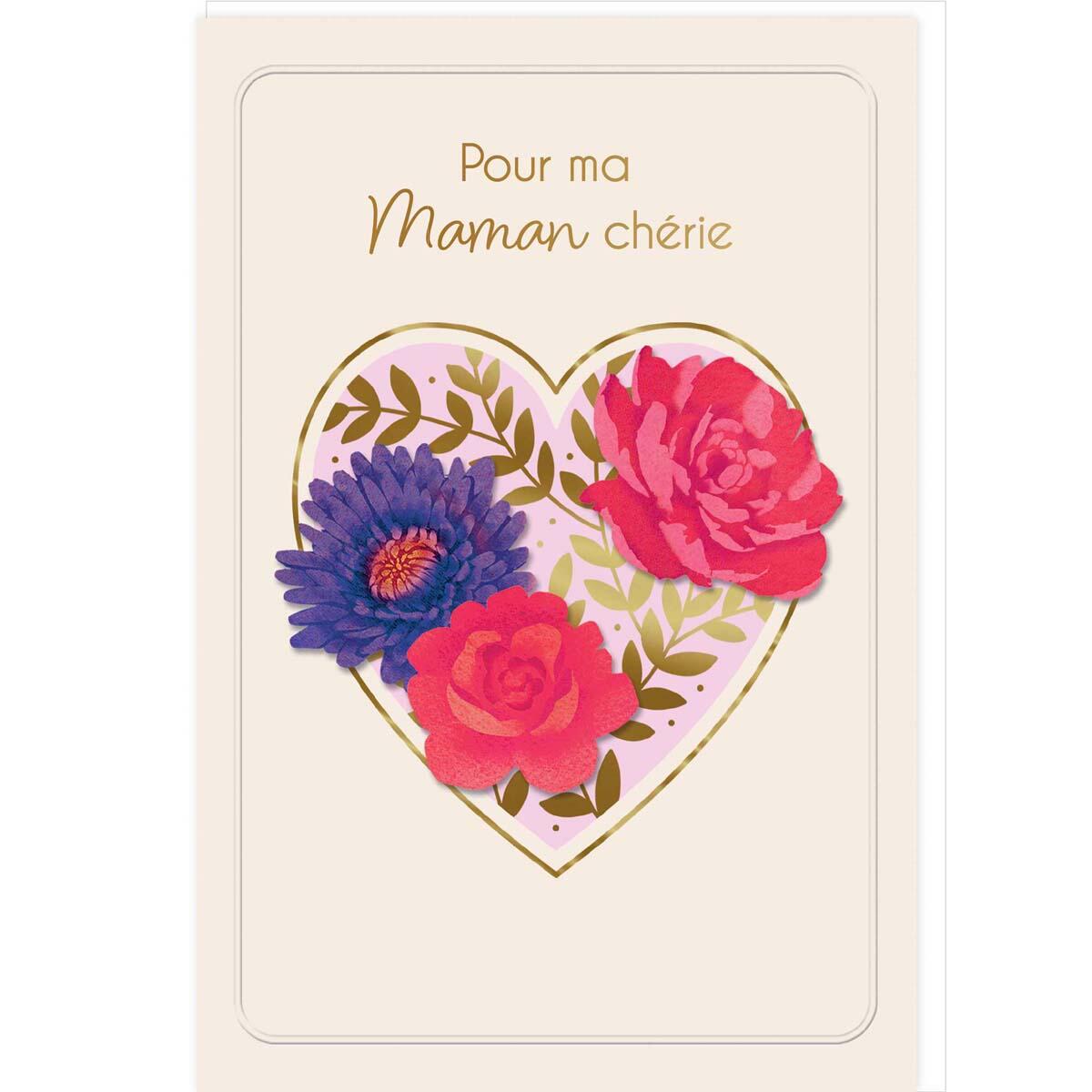 Tarjeta del Día de la Madre - Pretty Mom