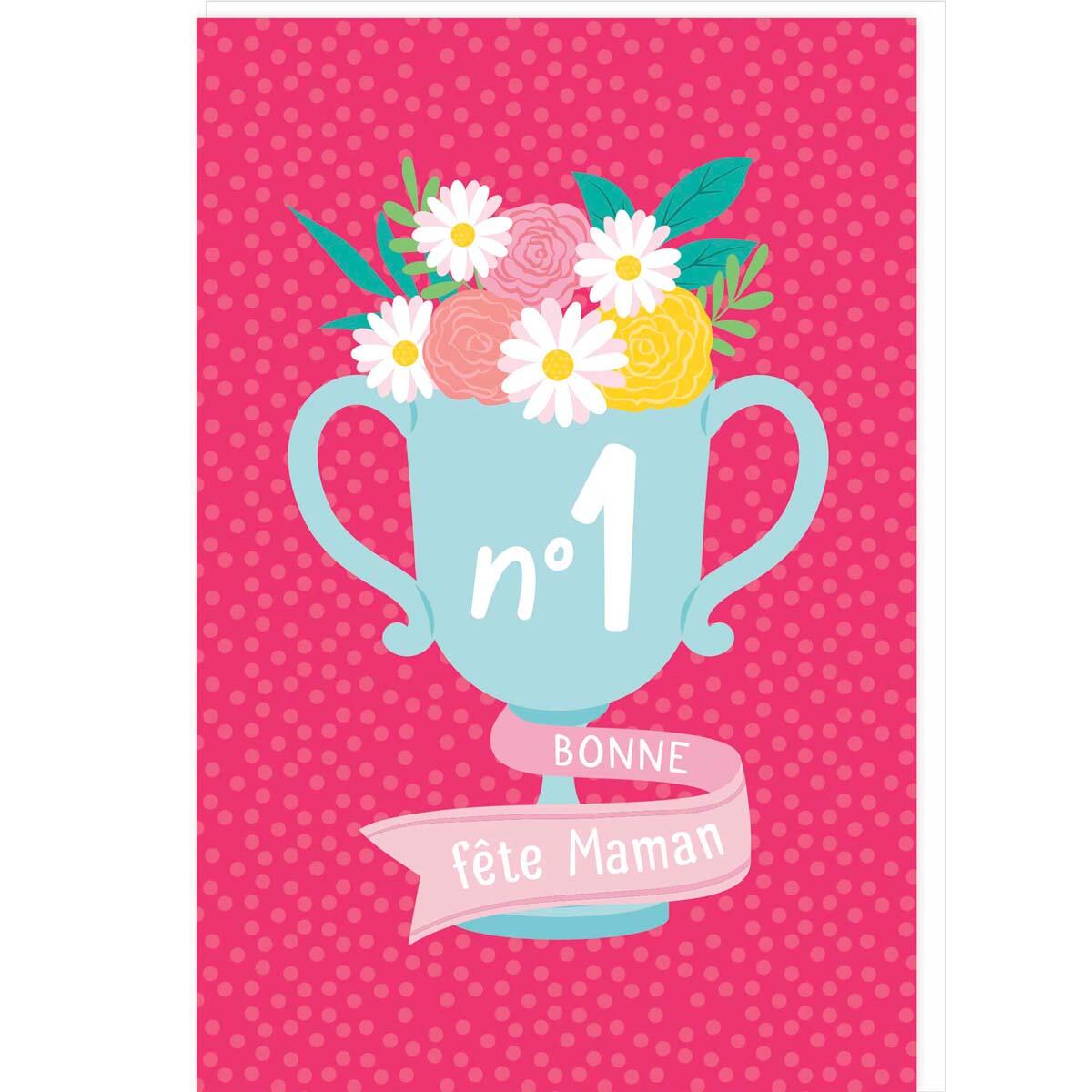 Tarjeta del Día de la Madre - Pretty Mom