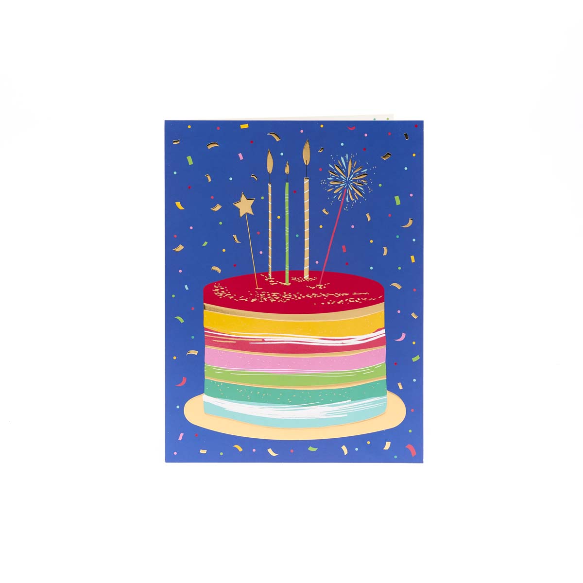 Carte Maxi - Gâteau d'anniversaire