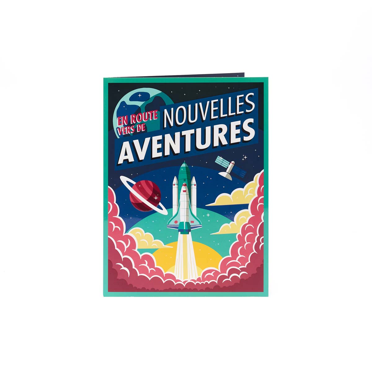 Carte Maxi pour un Départ -  En Route Vers De Nouvelles Aventures