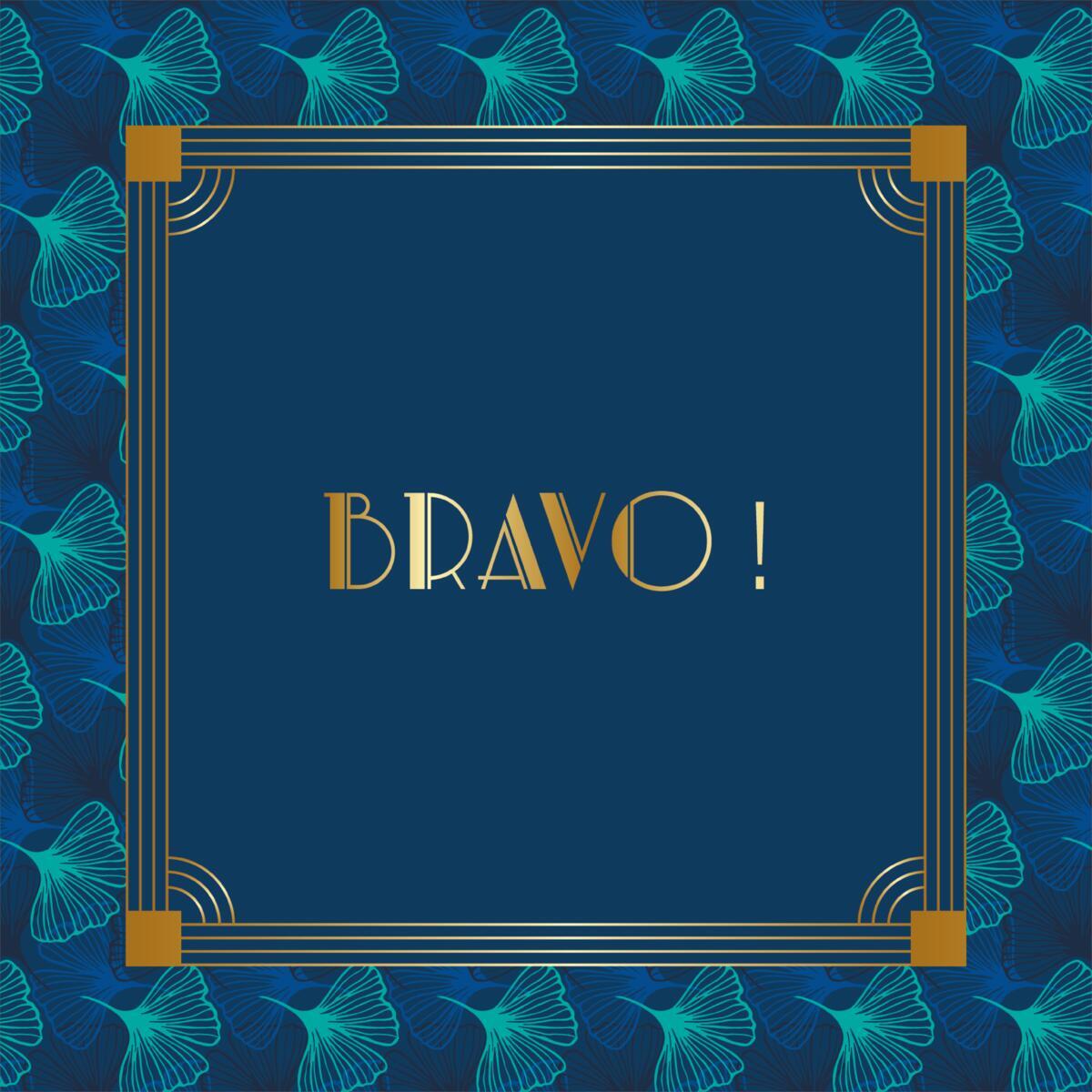 Carte naissance et félicitations Gatsby Bravo 1