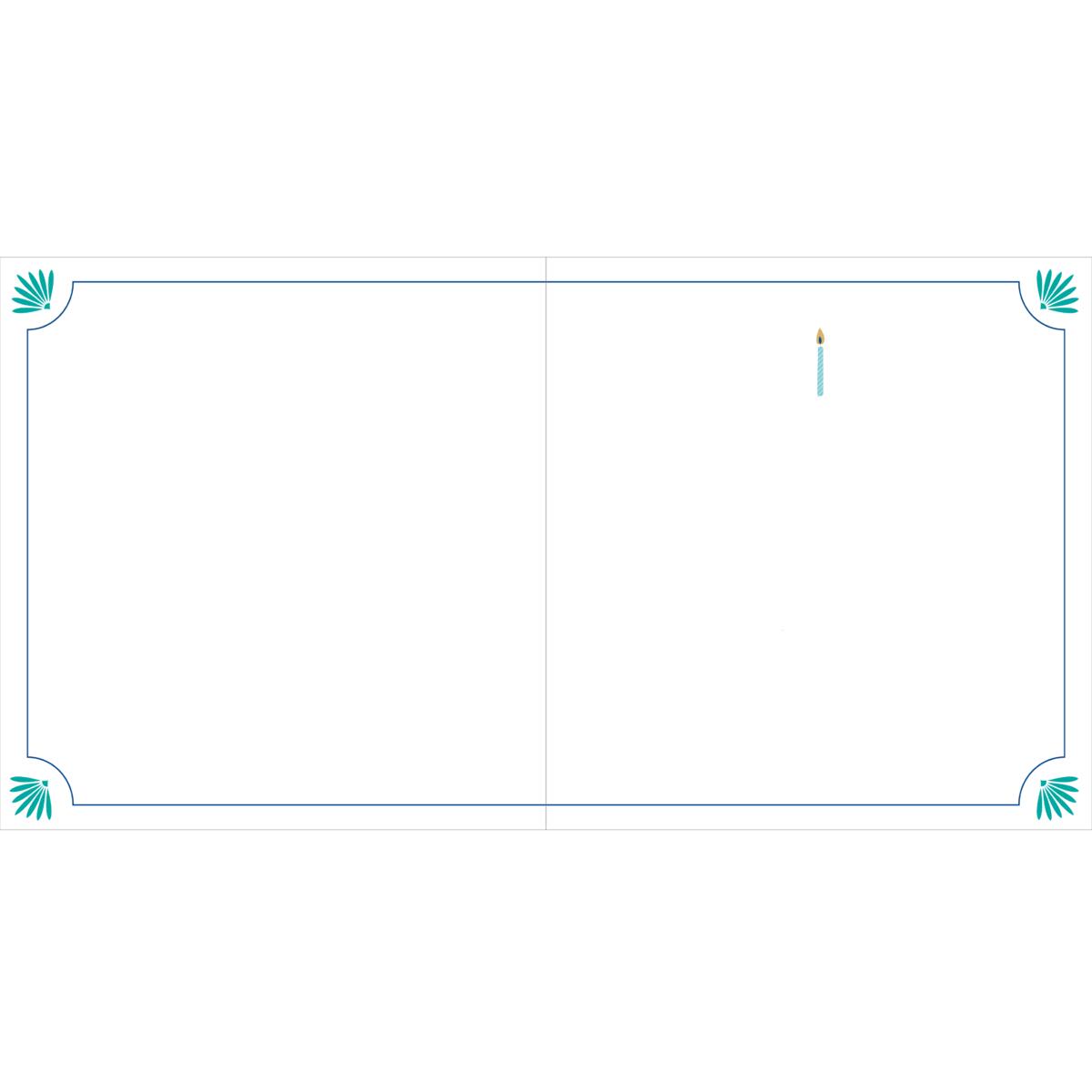 Carte anniversaire Gatsby Une bougie de plus 2