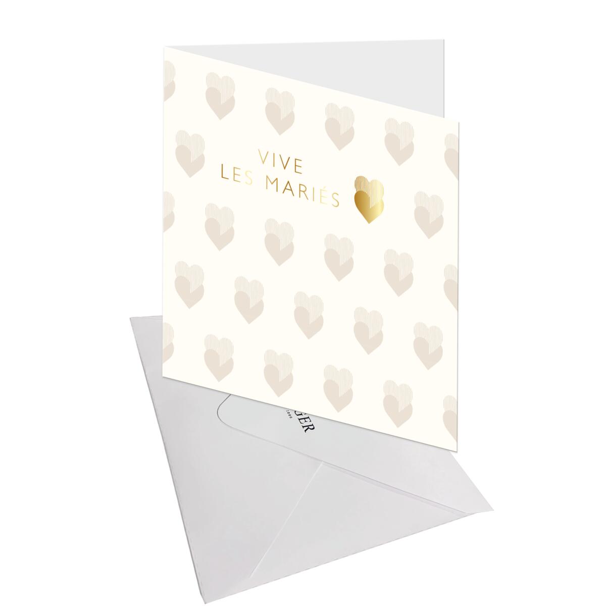 Carte mariage Gatsby Vive les marié 3