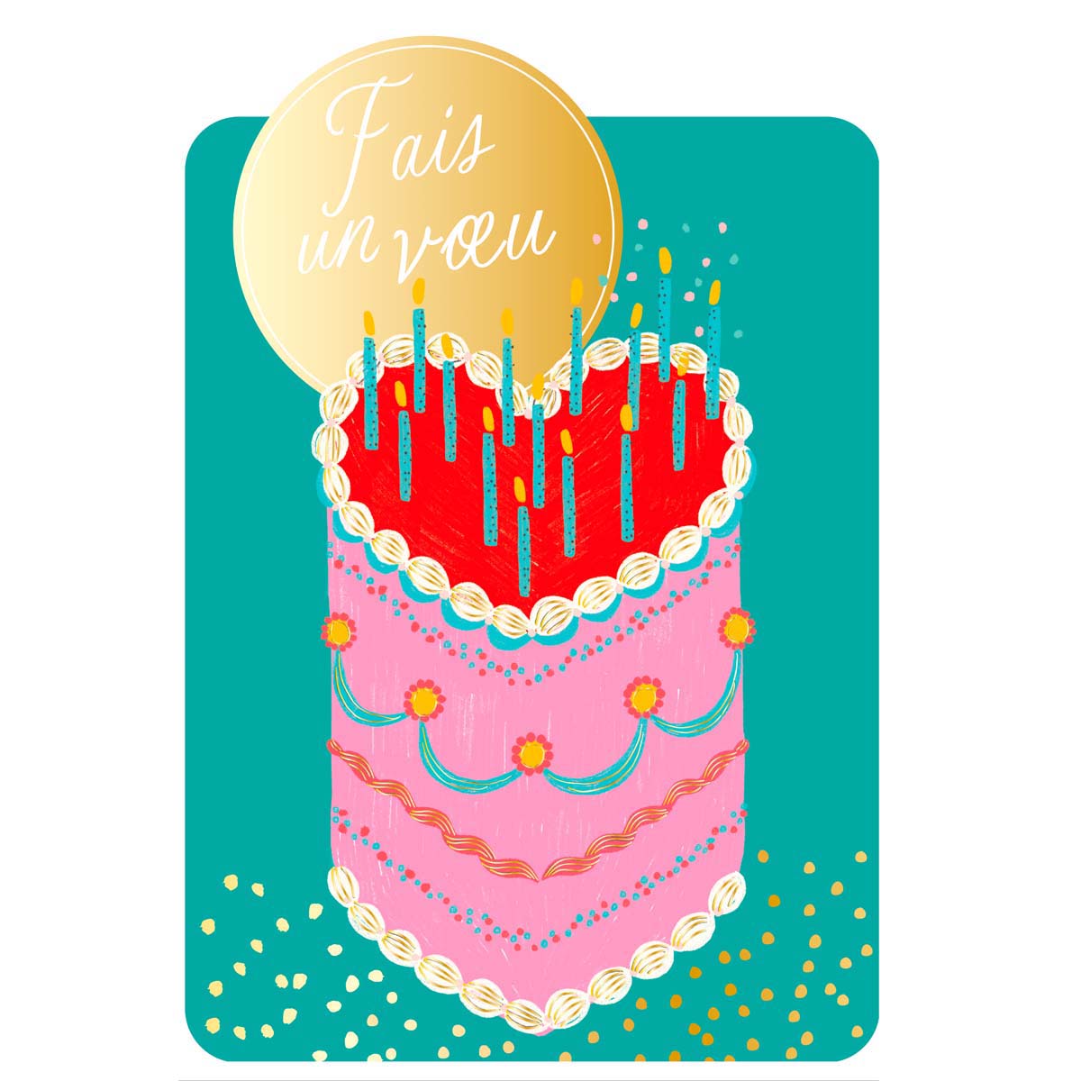 Carte de Vœux Thème Anniversaire Party Time - Plusieurs Styles