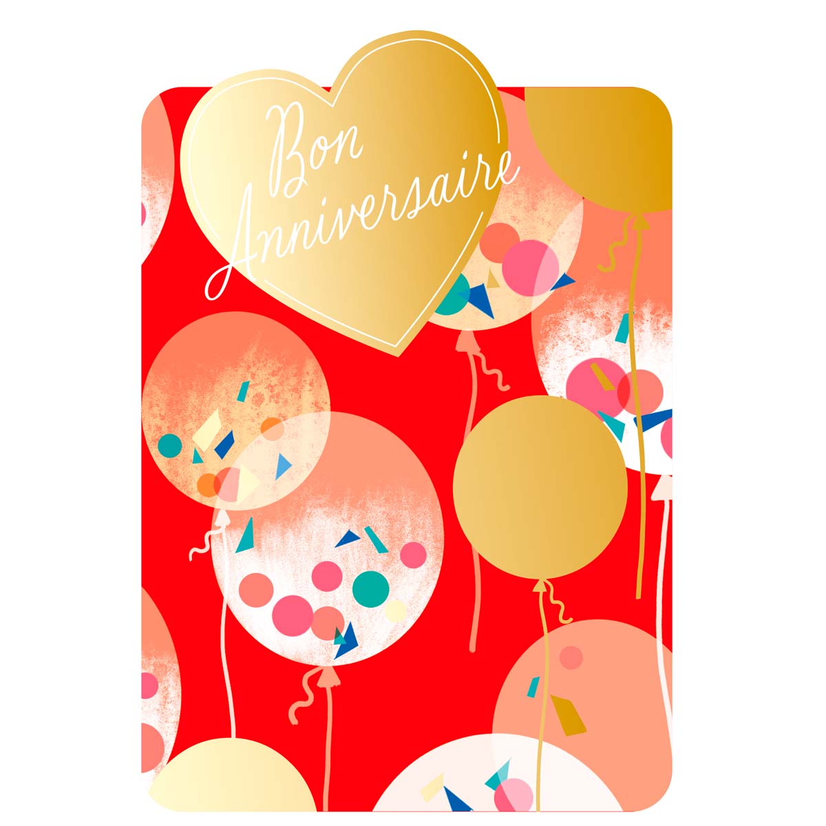 Carte de Vœux Thème Anniversaire Party Time - Plusieurs Styles