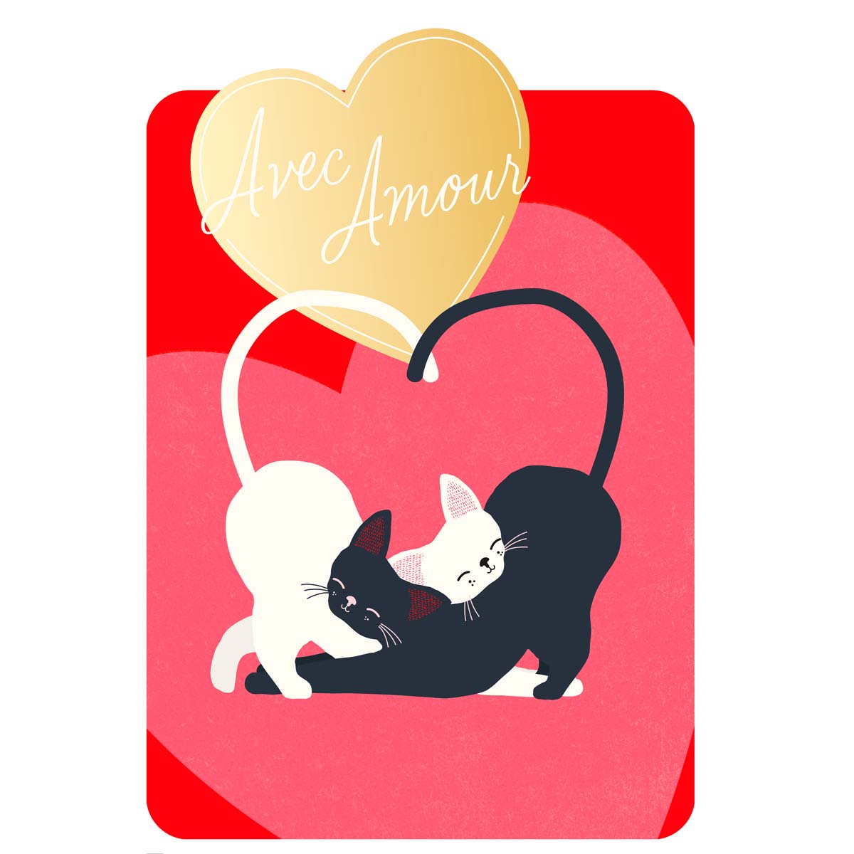 Carte de Vœux Thème Amour Party Time - Plusieurs Styles