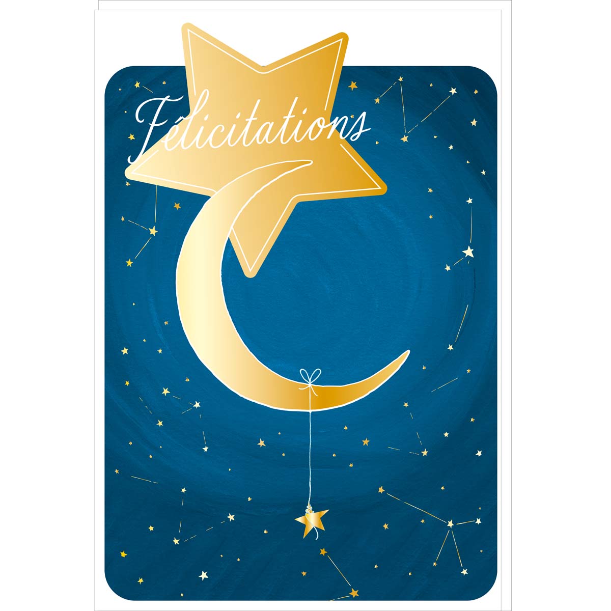 Carte de Vœux Thème Naissance Party Time - Plusieurs Styles