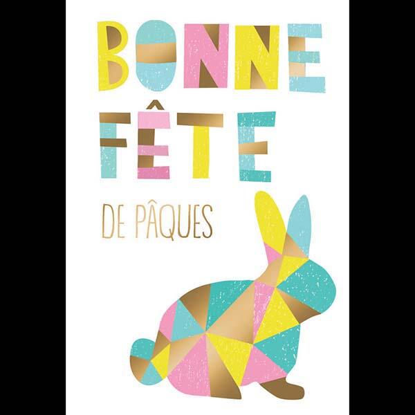 Carte de Pâques enfant Bonne fête de pâques. 1