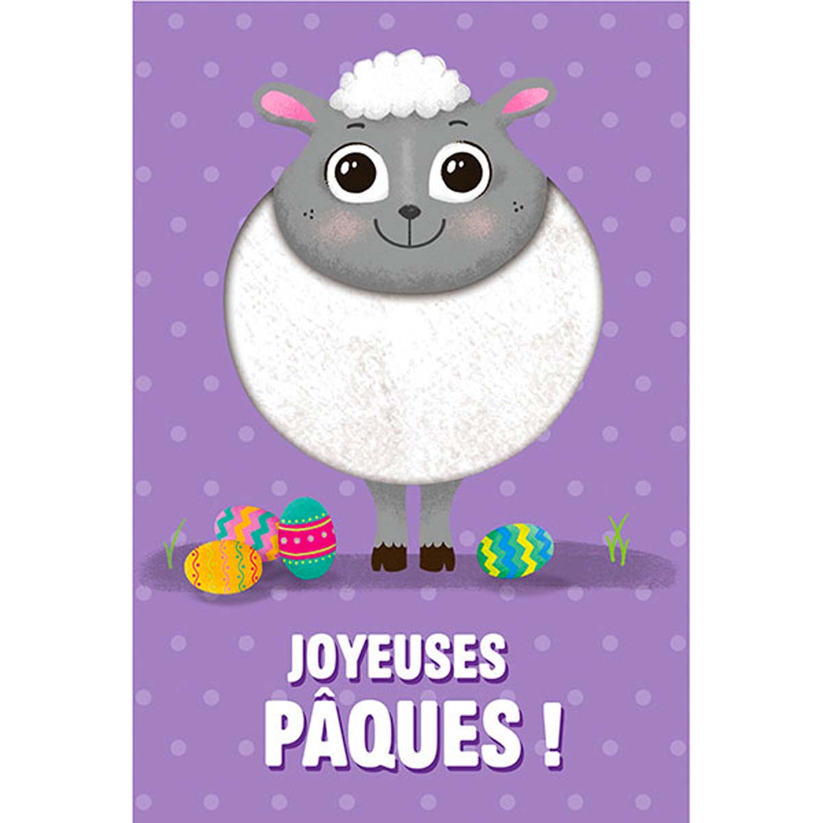 Carte de Pâques - Petit Agneau