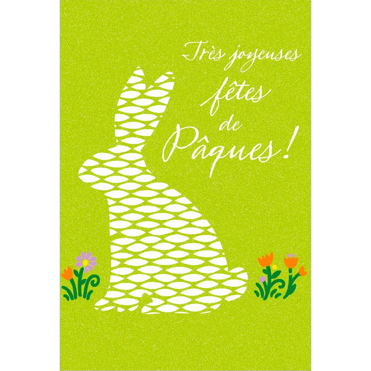 Carte de Pâques Lapin magique 1