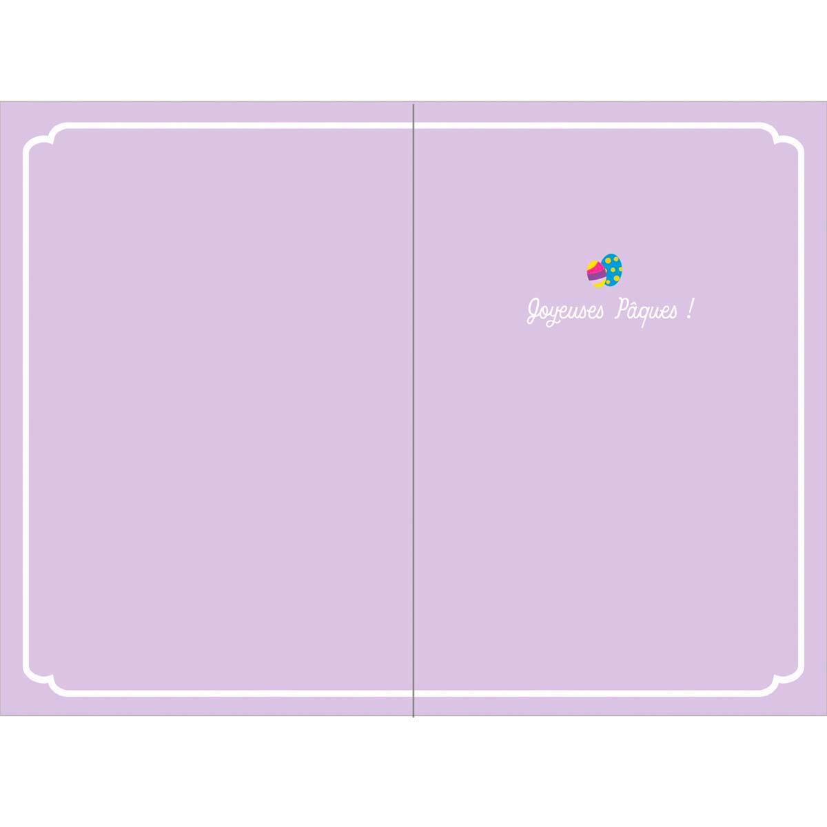 Carte de Pâques Panier gourmand 2