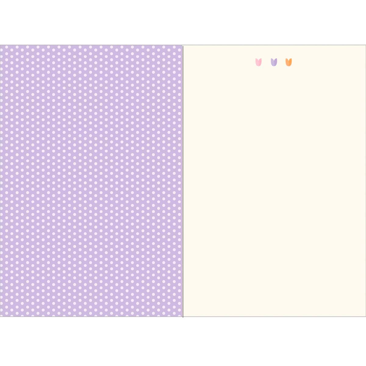 Carte Pâques Panier Gourmand