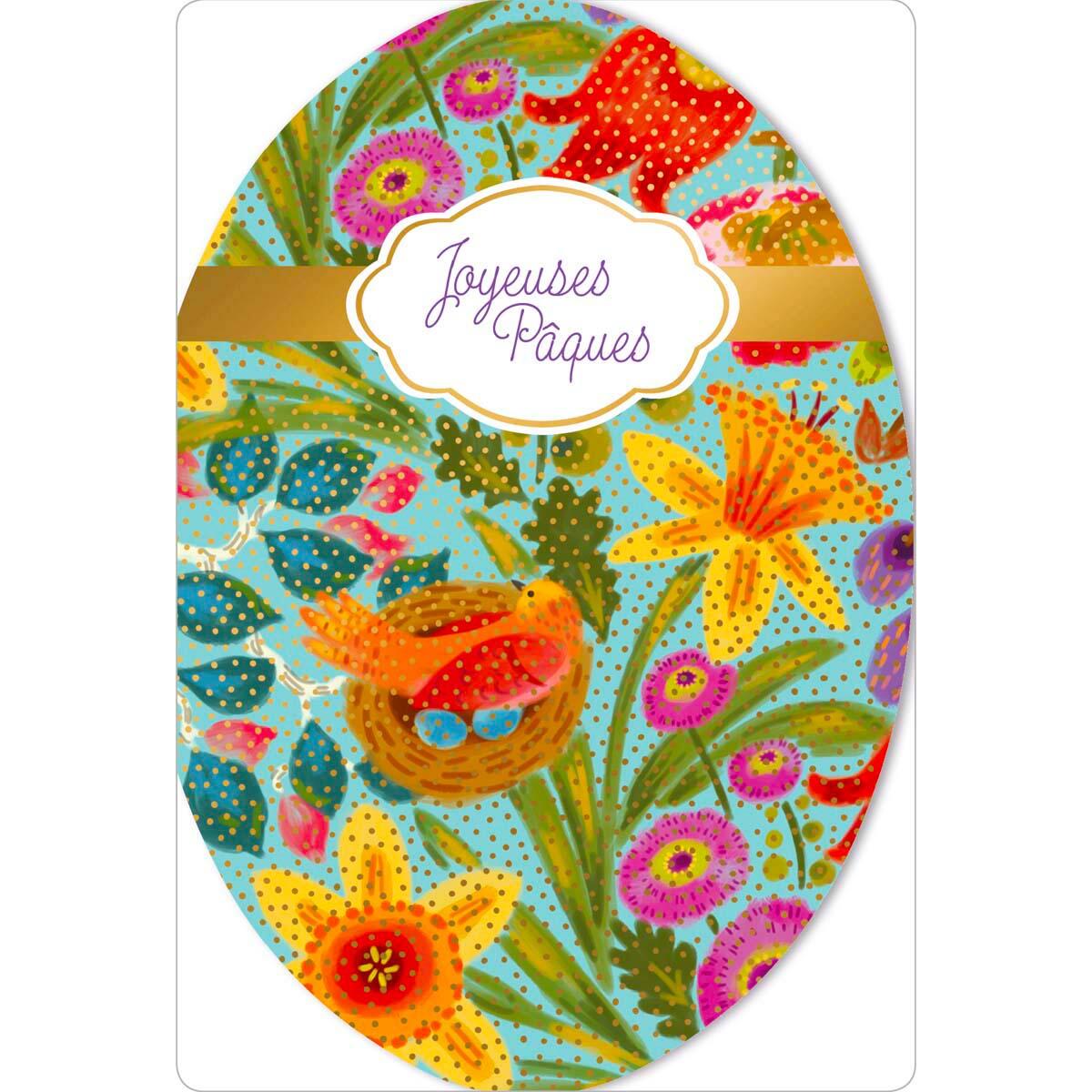 Carte de Pâques Œuf géant 1