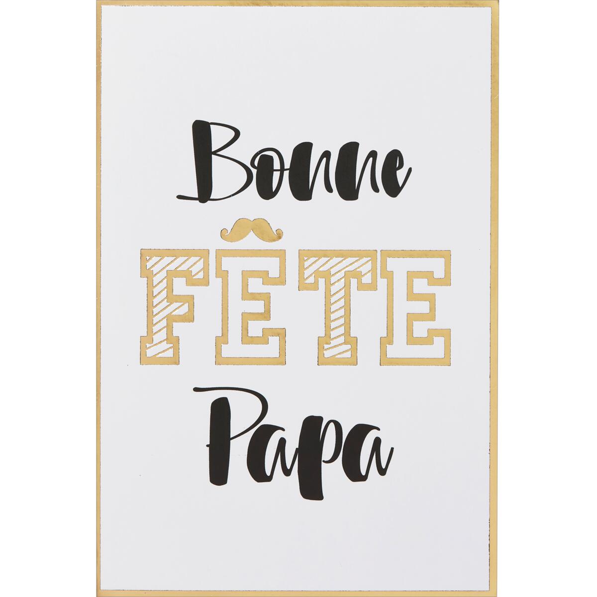 Carte Fête des Pères Bonne fête 1