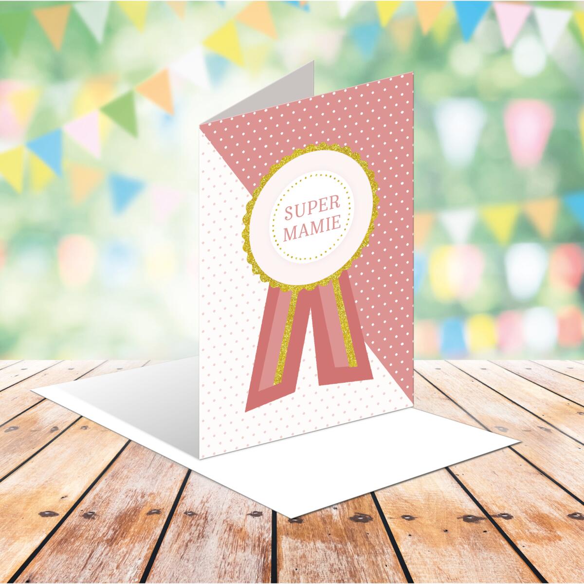 Tarjeta del Día de la Abuela - Súper abuela