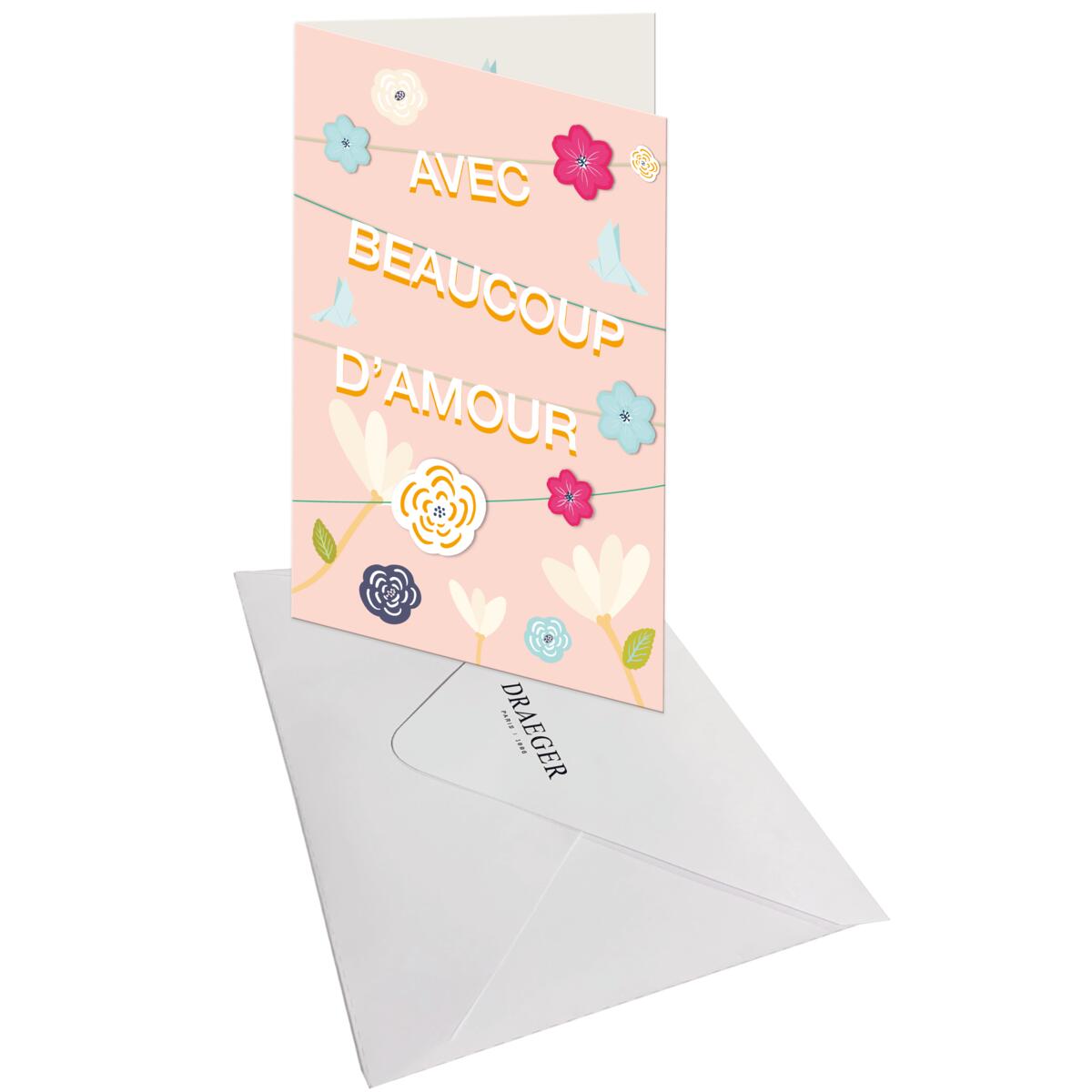 Carte Saint-Valentin Avec beaucoup d'amour 3