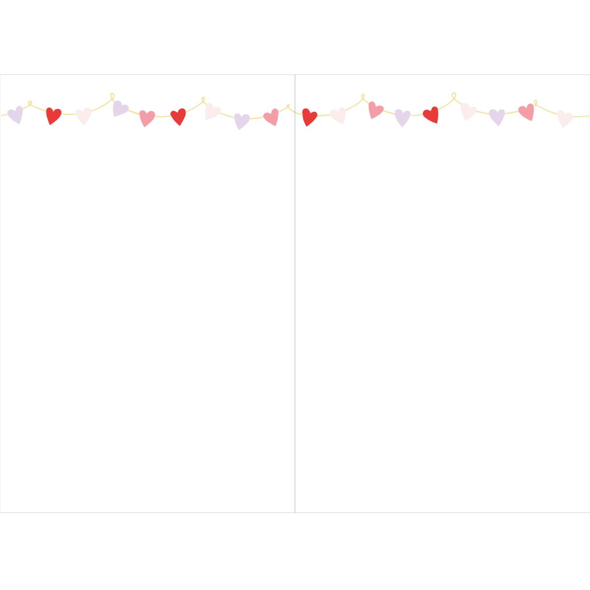 Carte Saint-Valentin Gurilande coeurs 2