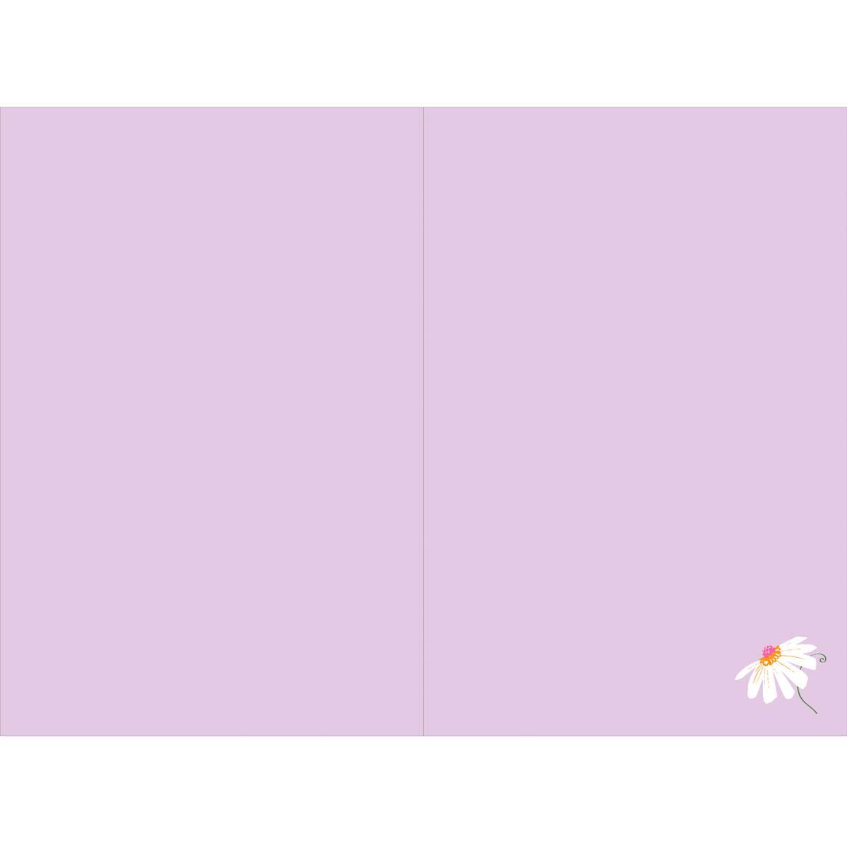 Carte fête des grands-mères Coeurs fleurs 2