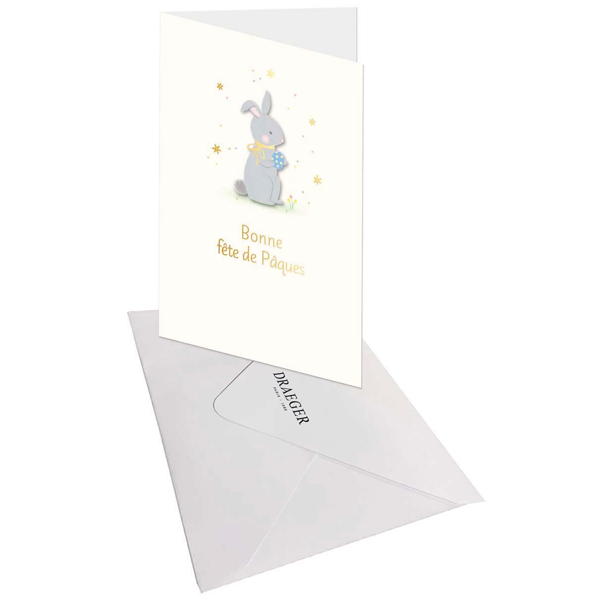 Carte de Pâques enfant Lapin bonne fête 3
