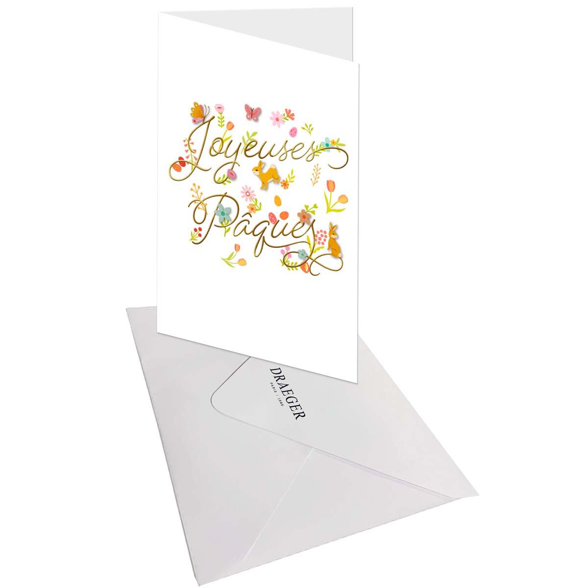 Carte de Pâques Joyeuses pâques déco 3