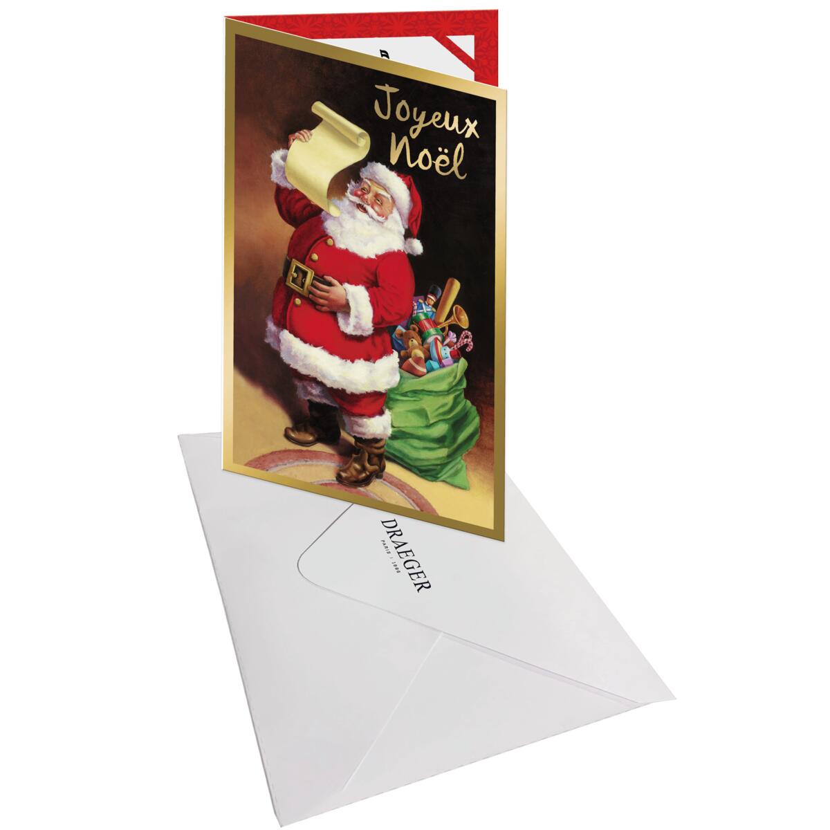 Carte de vœux Musicale Père Noël 3