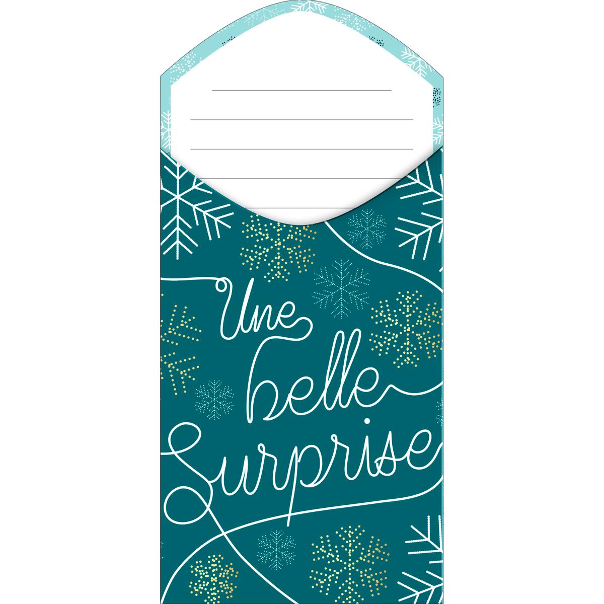 Carte de vœux Surprise Flocons 2