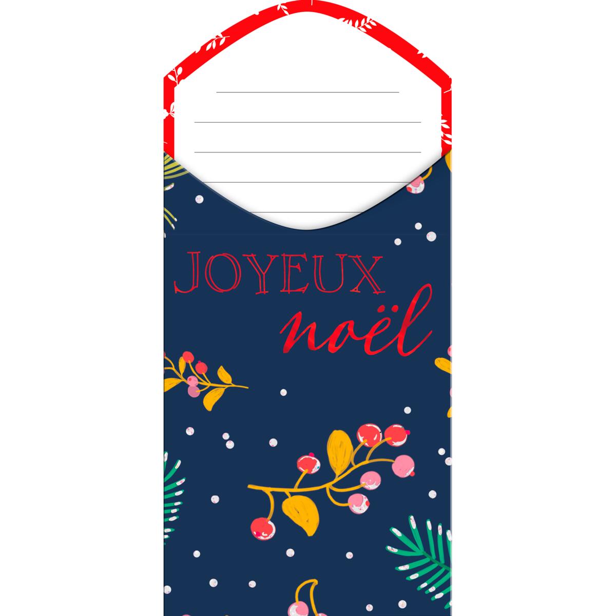 Carte de vœux Surprise Houx Gui 2