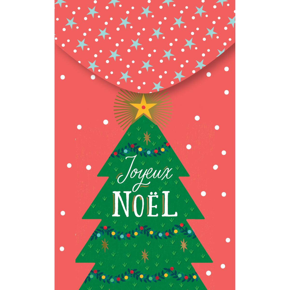 Carte de vœux Surprise Sapin étoile 1