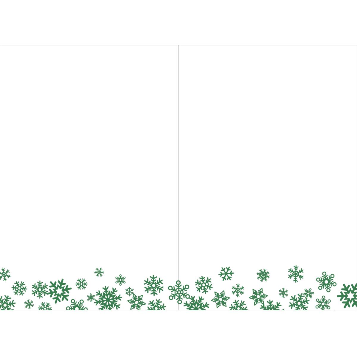 Carte de vœux Noël Chic Couronne 2