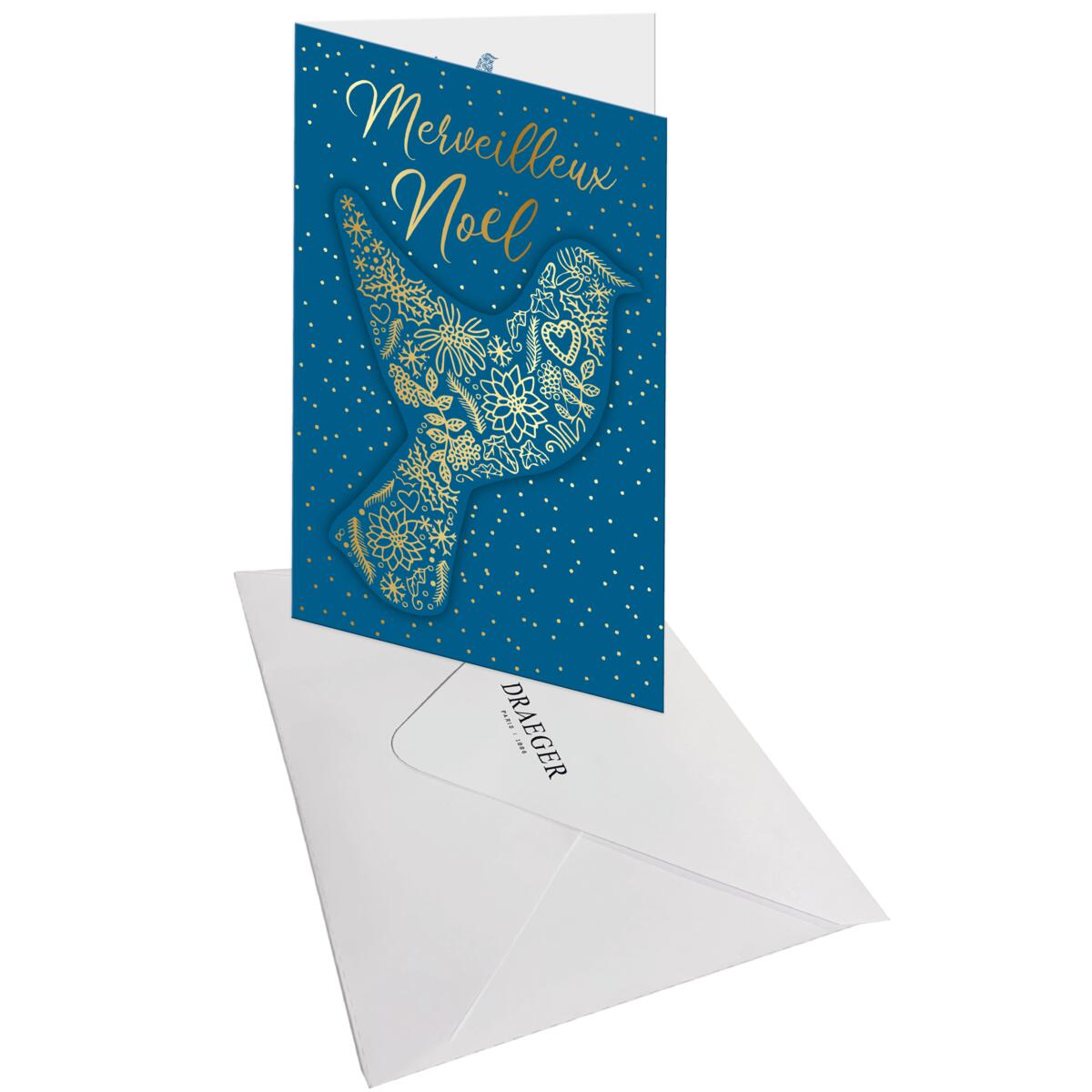 Carte de vœux Noël Chic Oiseau 3