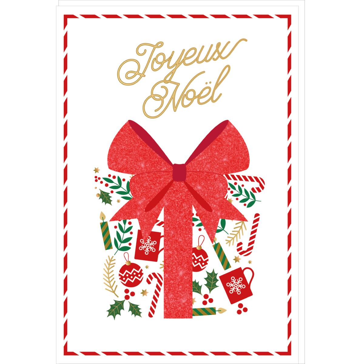 Carte de vœux Noël Chic Cadeau 1