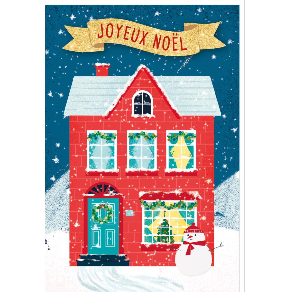 Carte de vœux Noël Chic Maison 1