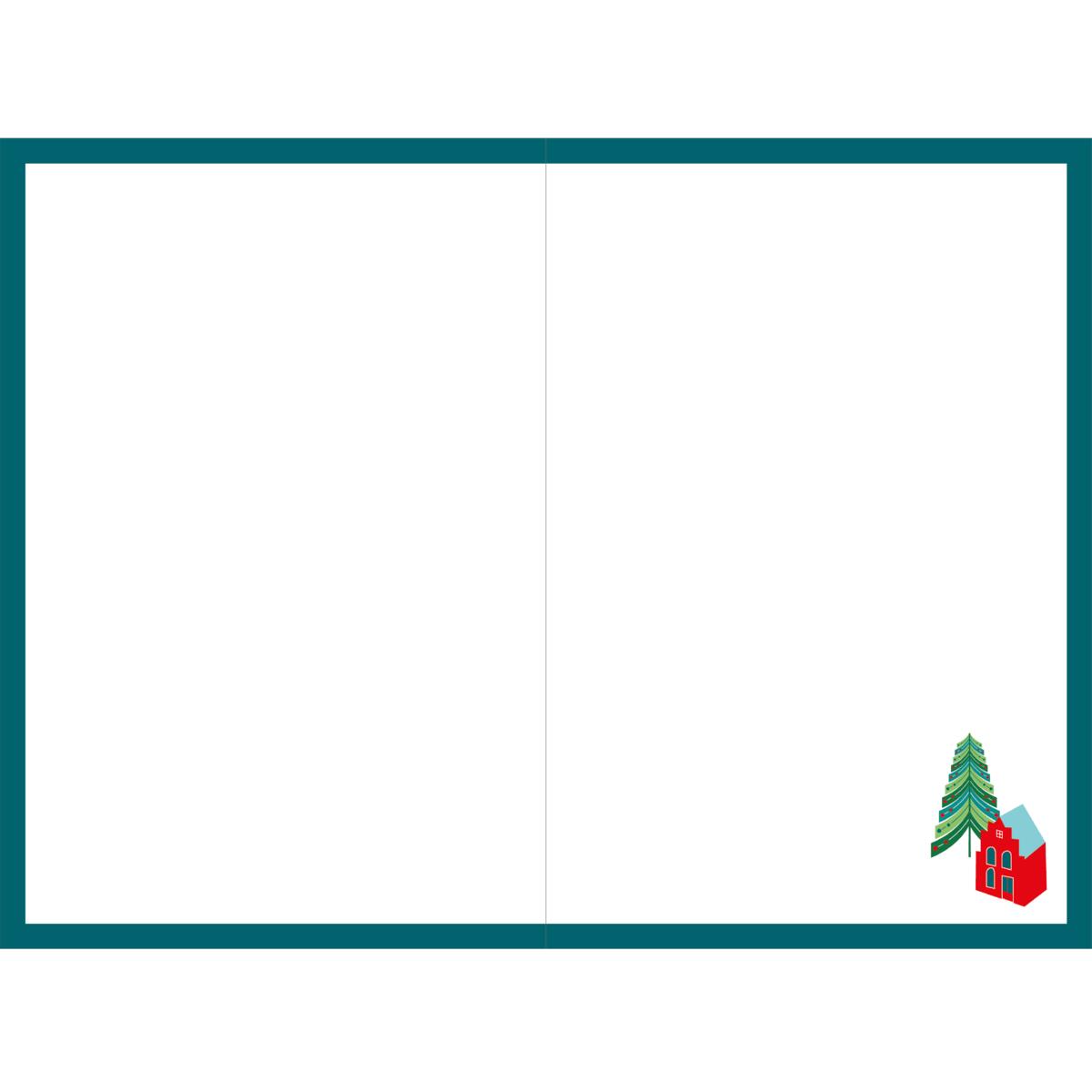 Carte de vœux Noël Chic Village noël 2