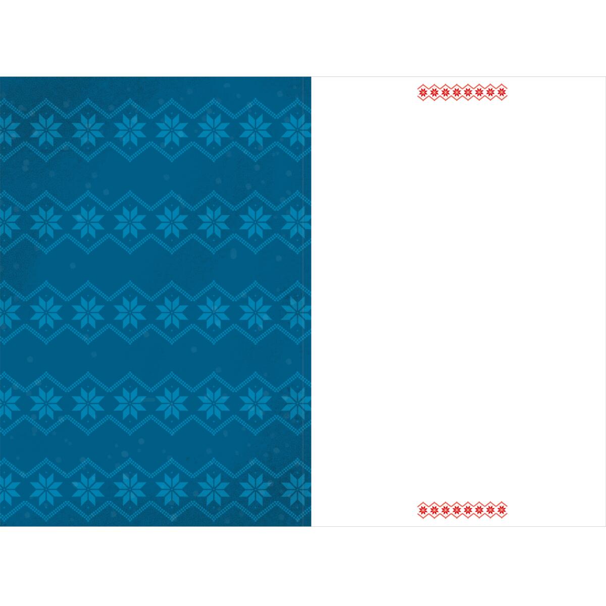 Carte de vœux Noël Chic Chaussette 2