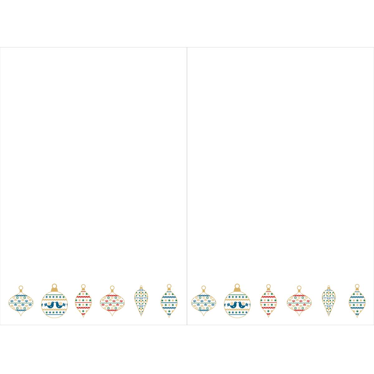 Carte de vœux Noël Chic Heureuse année 2