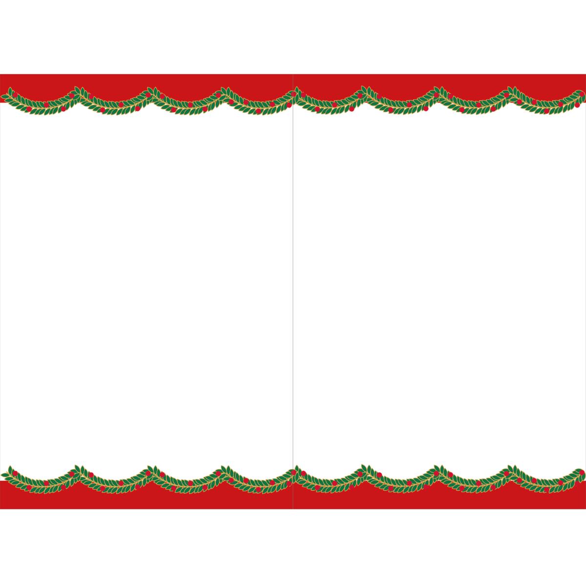 Carte de vœux Noël Chic Fenêtre maison 2