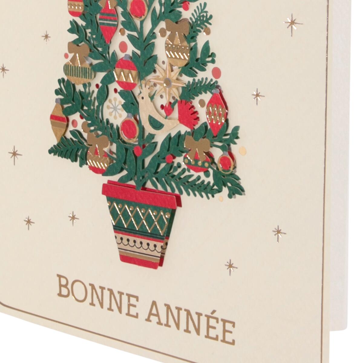 Carte de vœux Signature noël Mon beau sapin 4