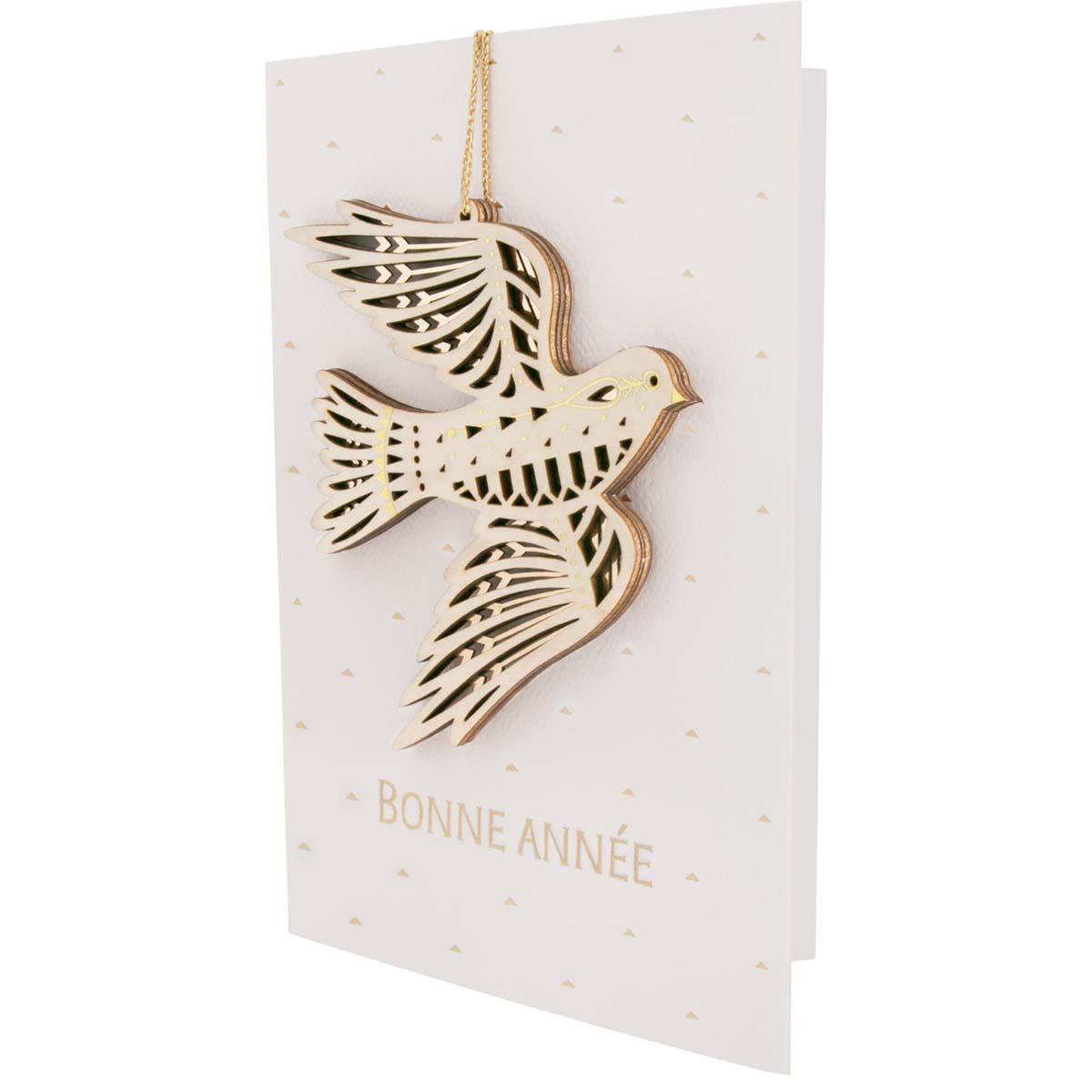 Tarjeta de globo de nieve de felices fiestas