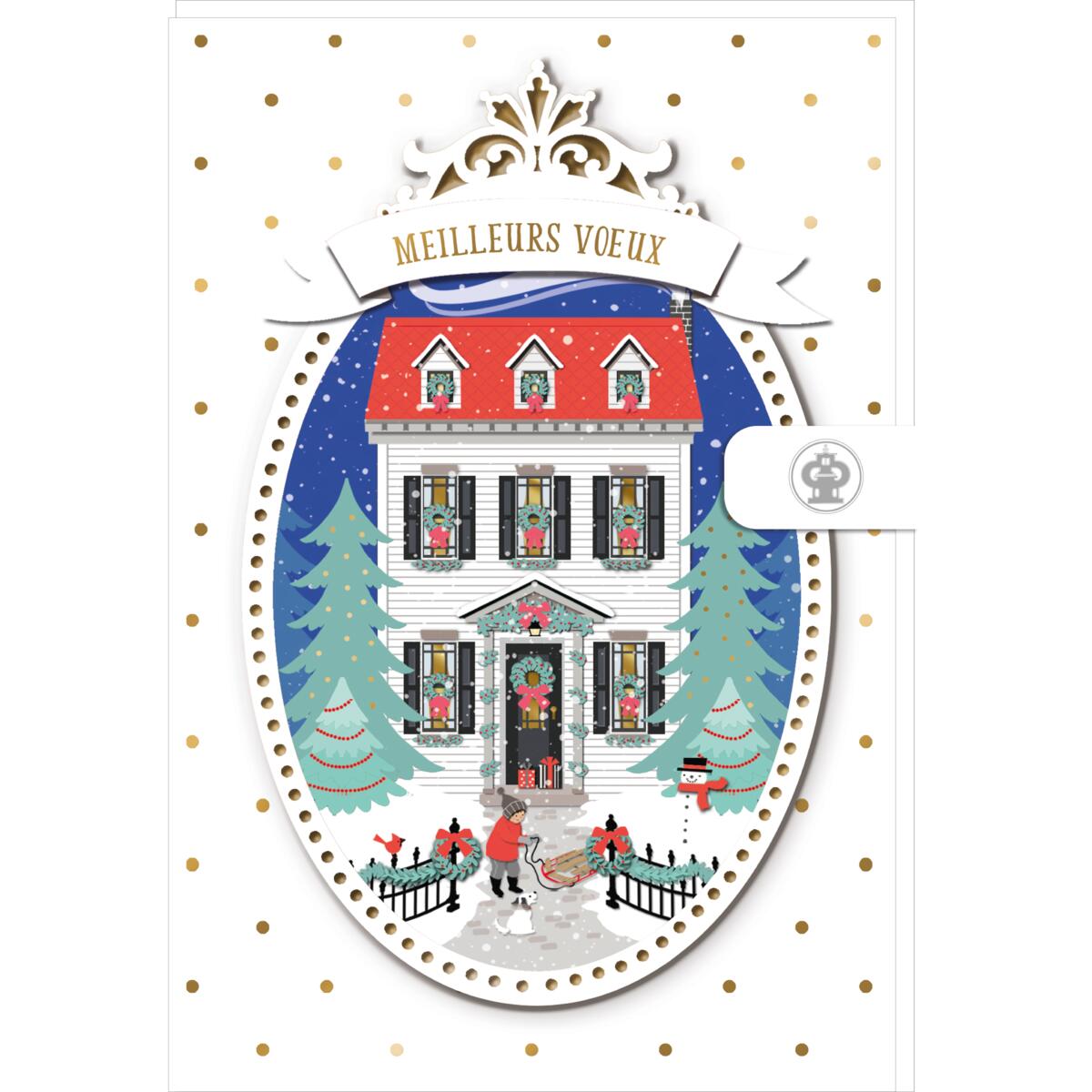 Carte de vœux Signature noël Meilleurs voeux 1