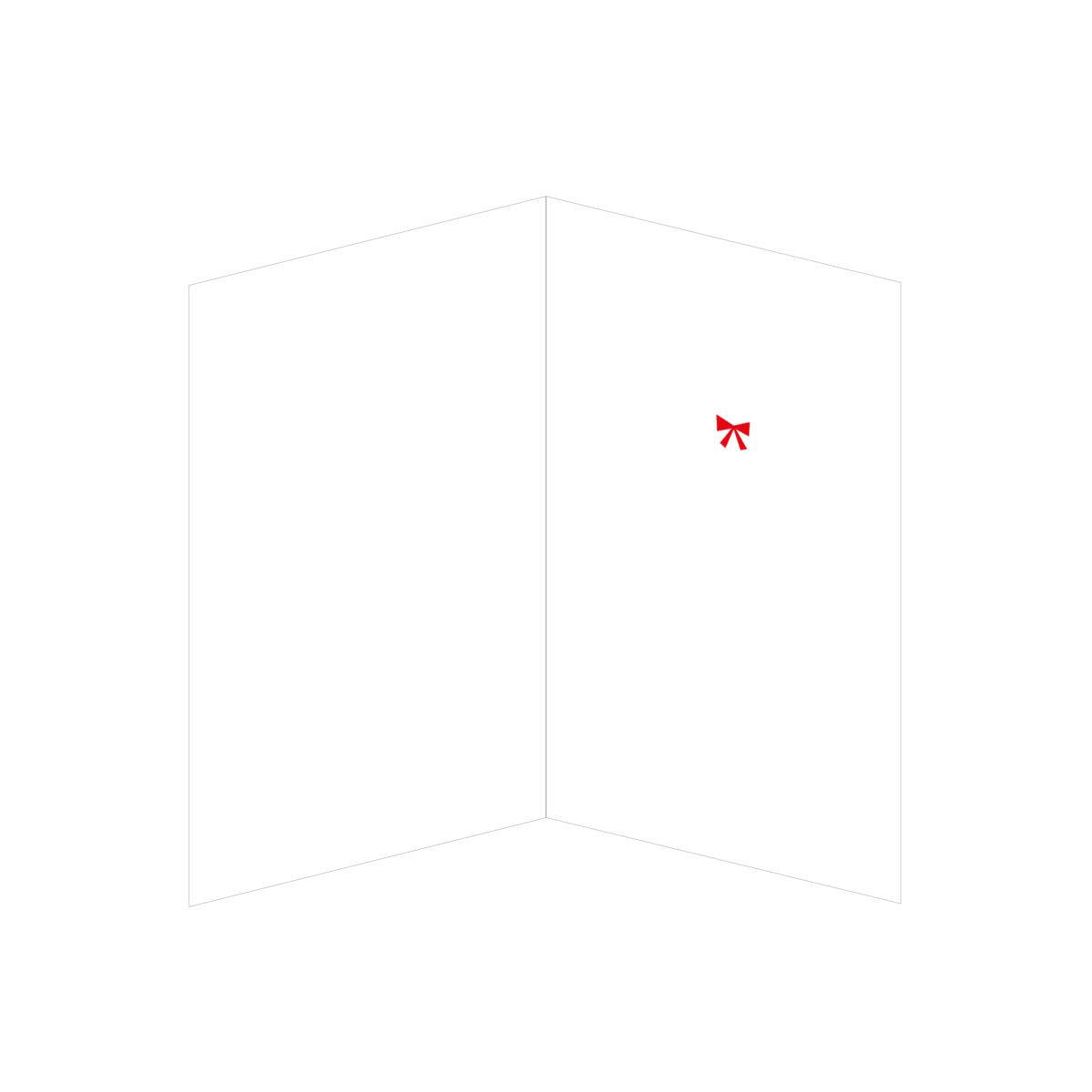 Carte de vœux Signature noël Cheminée 5