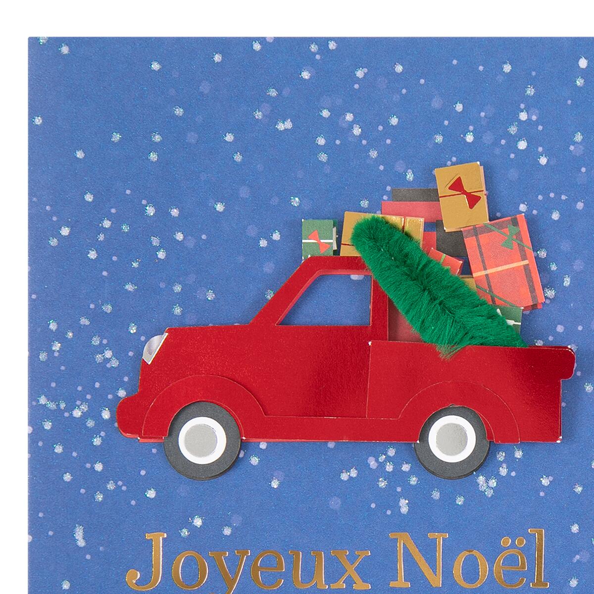 Carte de vœux Signature noël Voiture noël 4